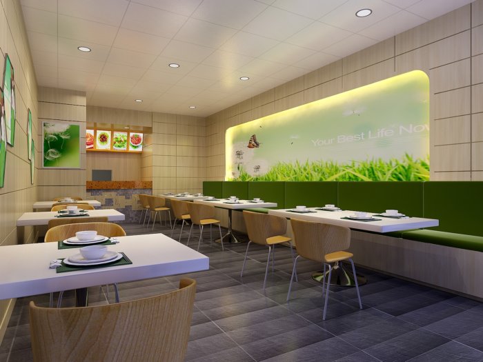 專業(yè)餐廳裝修設計公司--快餐店裝修要多少錢 快餐店裝修要注意什么
